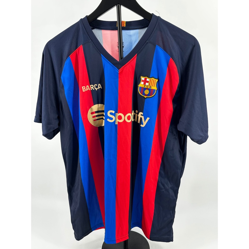 Mens FC Barcelona Lewandowski 9 Soccer Jersey 2022-23 Spotify Football Shirt‎ L